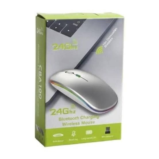 Souris sans fil rechargeable double mode Bluetooth & 2.4GHz